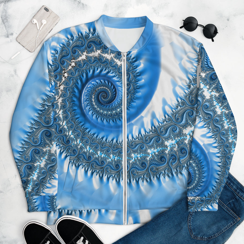 "Fractal Fern" Collection - Unisex Bomber Jacket ZKoriginal