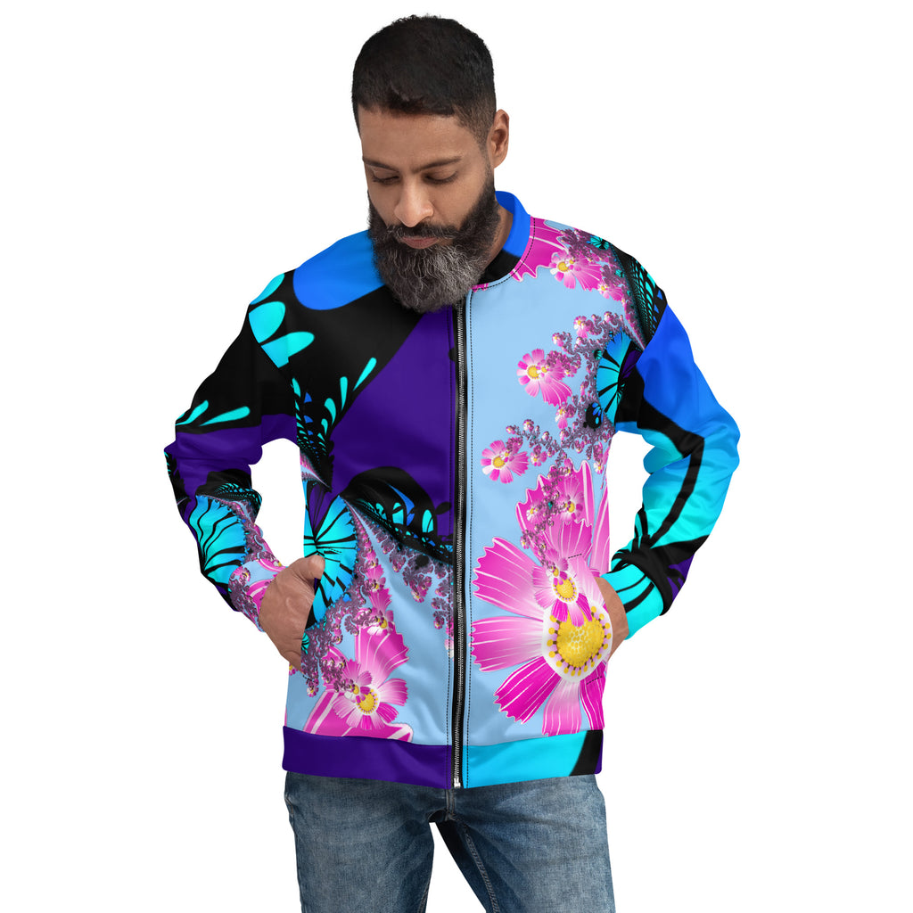 "Mystical Butterfly Bliss" Collection - Unisex Designer Bomber Jacket ZKoriginal