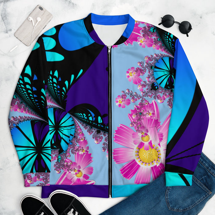 "Mystical Butterfly Bliss" Collection - Unisex Designer Bomber Jacket ZKoriginal