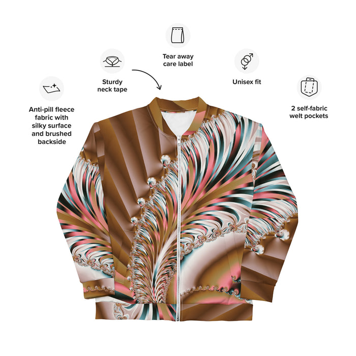"Summer Spin" Collection - Designer Unisex Bomber Jacket ZKoriginal