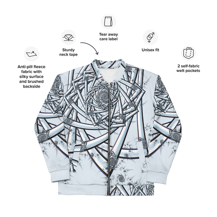 "Topological Rose" Collection - All Over Print Unisex Bomber Jacket
