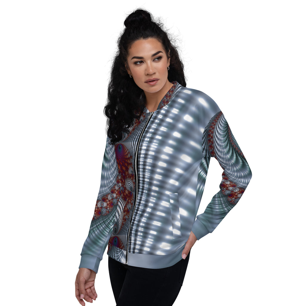 "Fractal Seashell" Collection - Unisex Bomber Jacket ZKoriginal