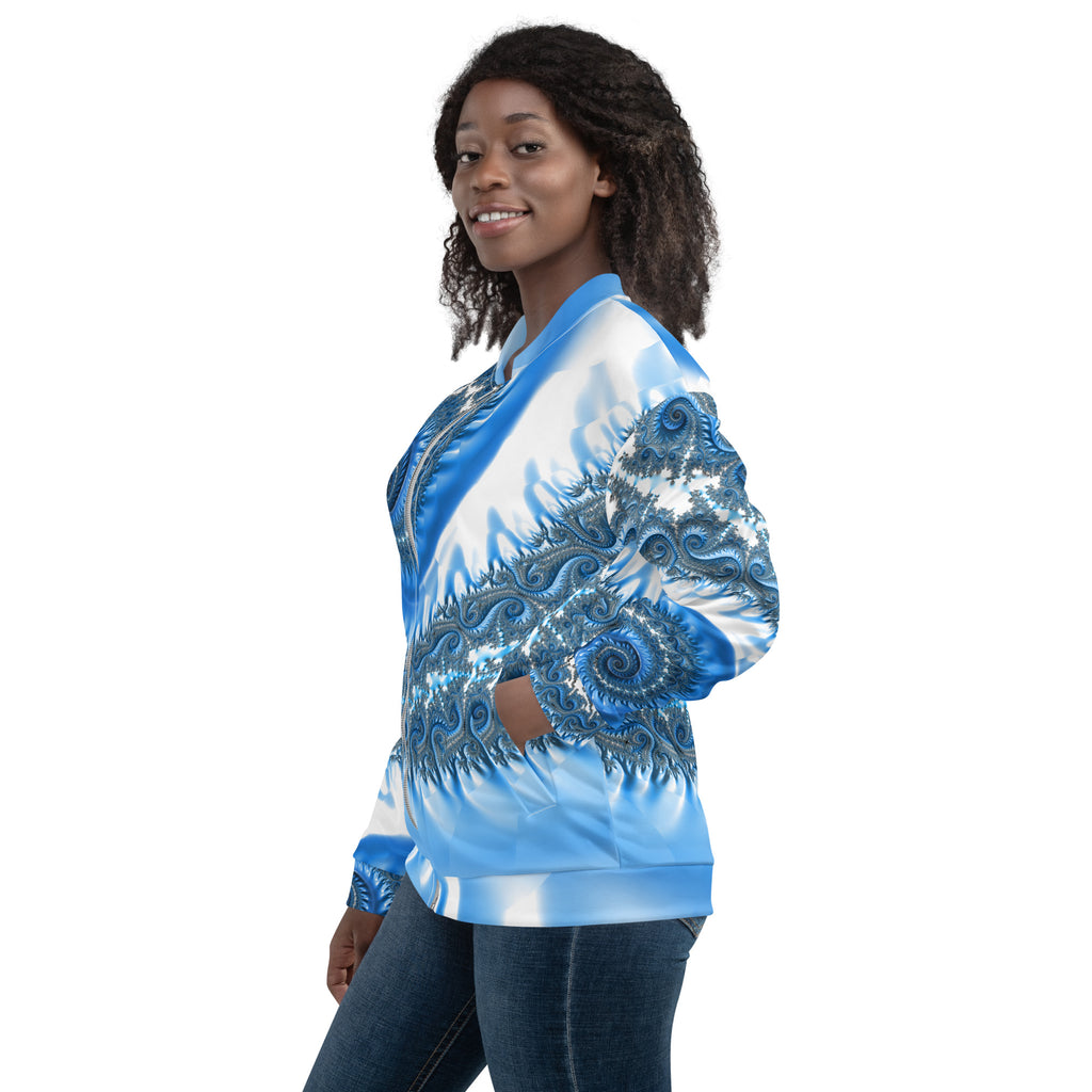 "Fractal Fern" Collection - Unisex Bomber Jacket ZKoriginal