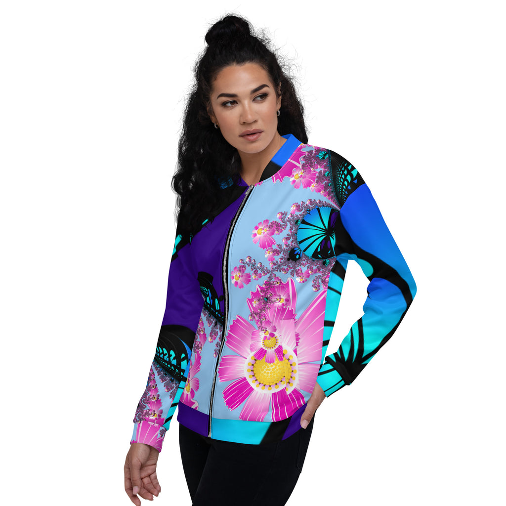 "Mystical Butterfly Bliss" Collection - Unisex Designer Bomber Jacket ZKoriginal