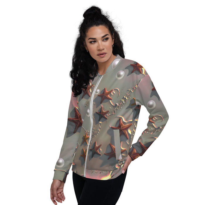 "Whispers of the Ocean" Collection - Unisex Bomber Jacket