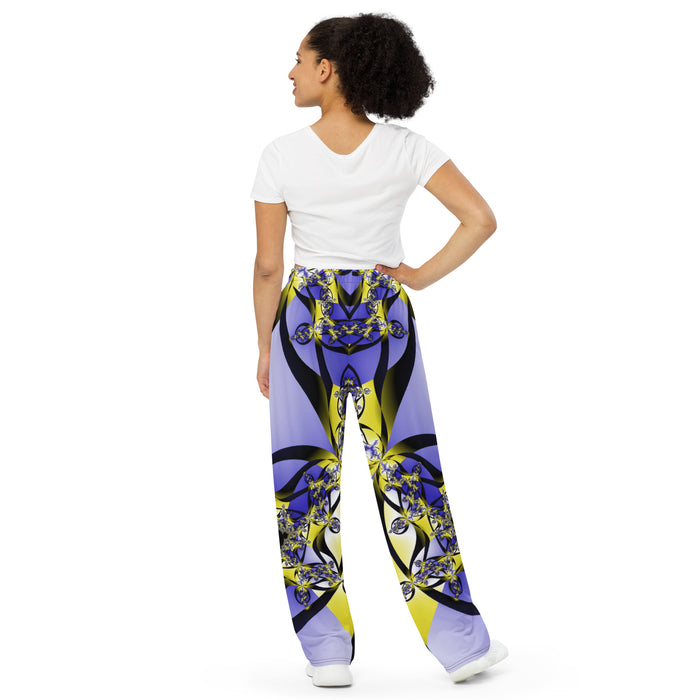 "Citrine Migration" Collection - Designer Unisex Wide Leg Pants