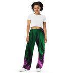 "Aurora Whispers Arctic Chic" Collection - Unisex Designer Wide Leg Pants ZKoriginal