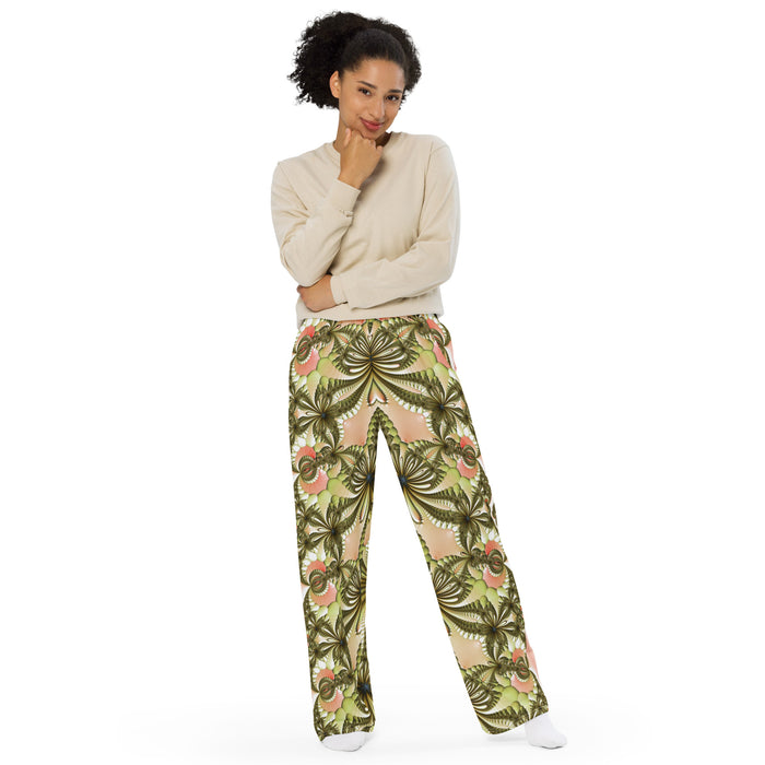 "Wild Lily" Collection - Designer Unisex Wide Leg Pants ZKoriginal