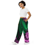 "Aurora Whispers Arctic Chic" Collection - Unisex Designer Wide Leg Pants ZKoriginal