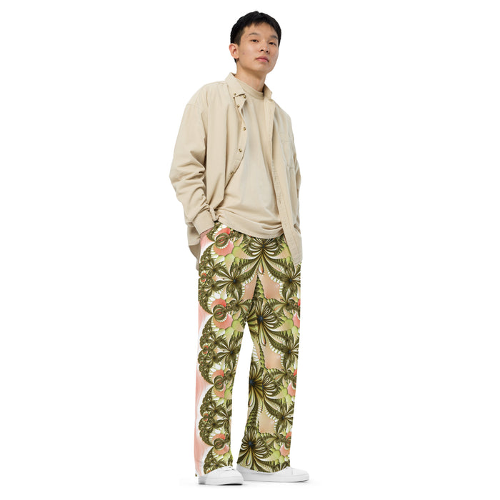 "Wild Lily" Collection - Designer Unisex Wide Leg Pants ZKoriginal