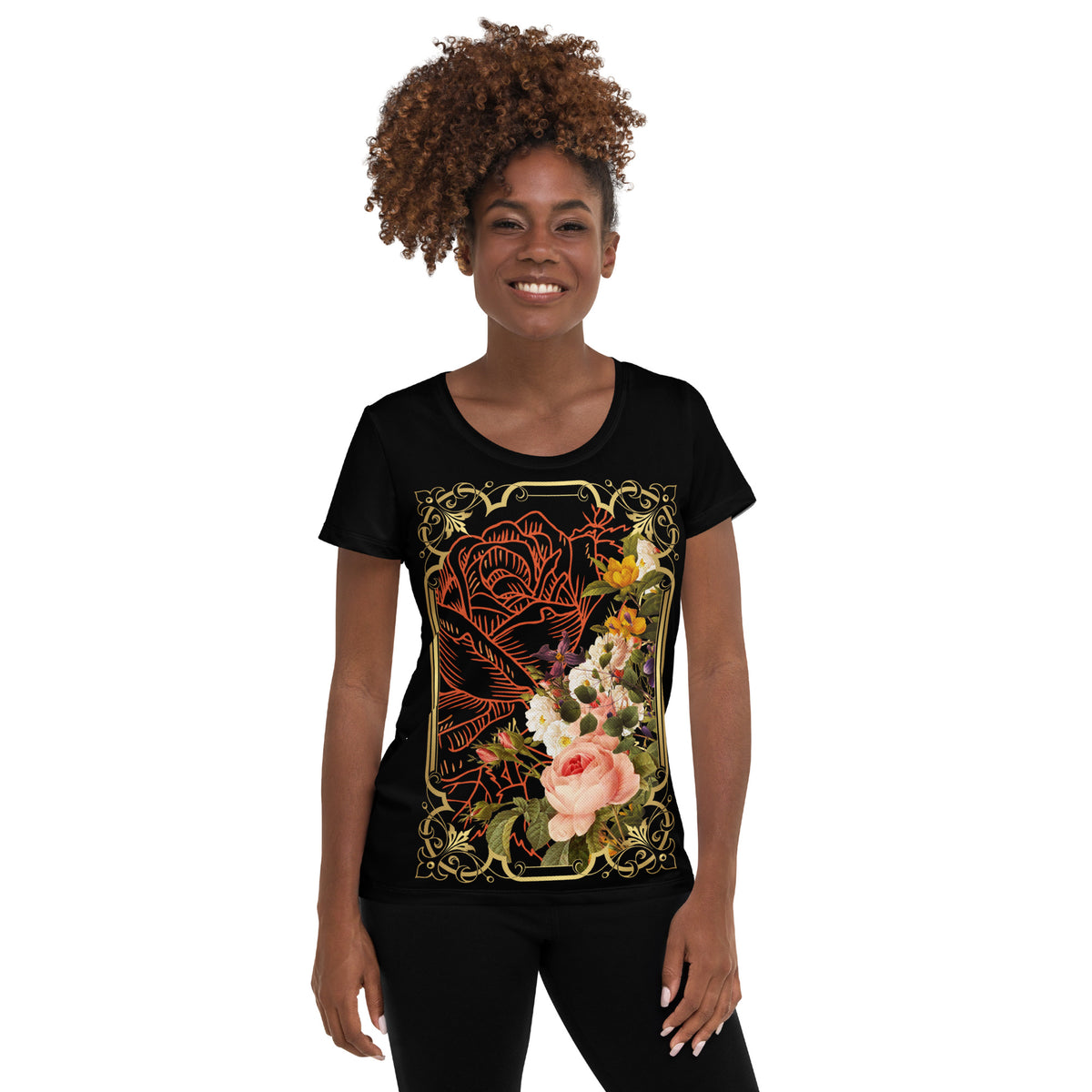 "Shabby Chic" Collection - Women's Athletic T-shirt ZKoriginal