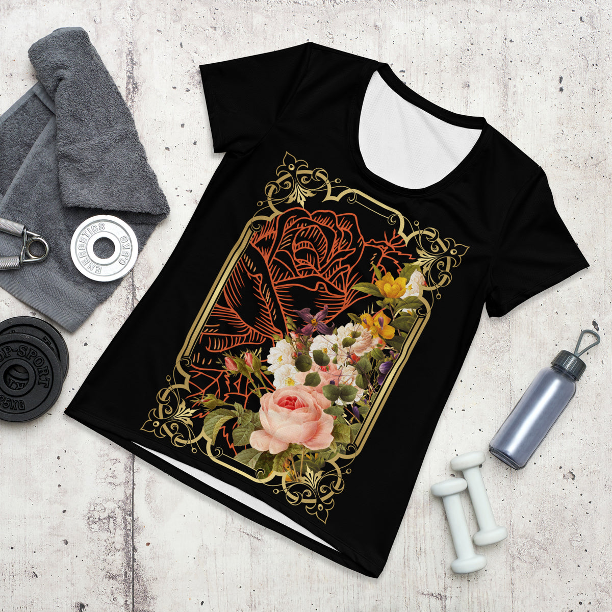 "Shabby Chic" Collection - Women's Athletic T-shirt ZKoriginal