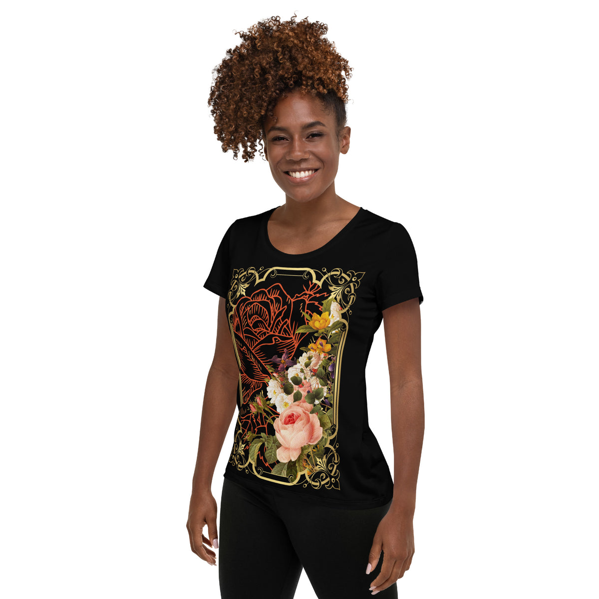 "Shabby Chic" Collection - Women's Athletic T-shirt ZKoriginal