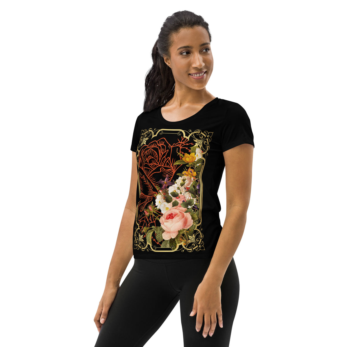 "Shabby Chic" Collection - Women's Athletic T-shirt ZKoriginal