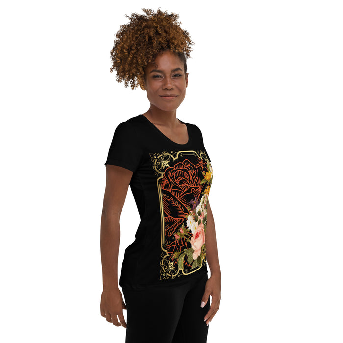 "Shabby Chic" Collection - Women's Athletic T-shirt ZKoriginal