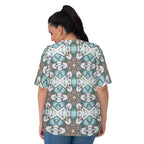 "Whirling Petals" Collection - Designer Women's T-shirt ZKoriginal