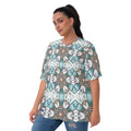 "Whirling Petals" Collection - Designer Women's T-shirt ZKoriginal