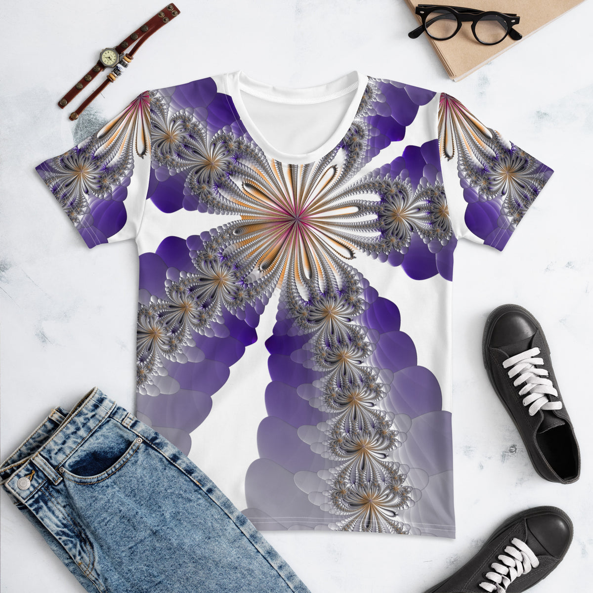 "Morning Bloom" Collection - Designer Women's T-shirt ZKoriginal