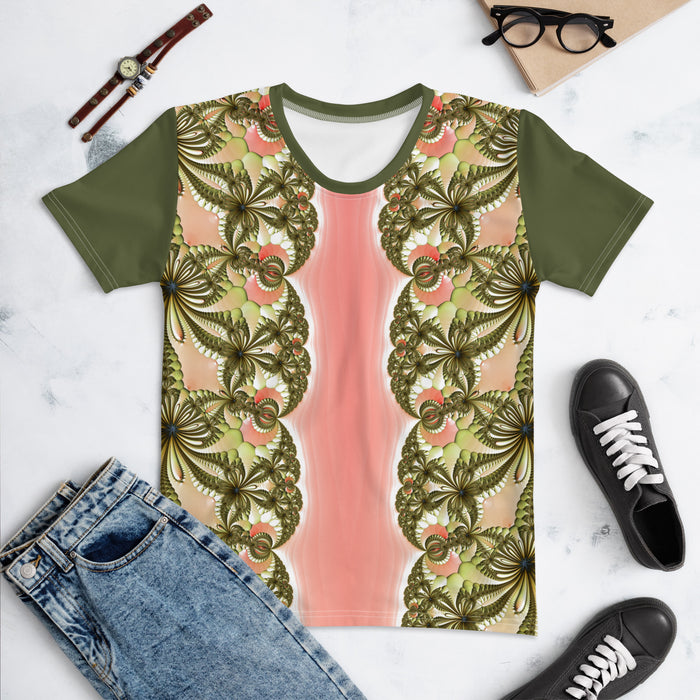 "Wild Lily" Collection - Designer Women's T-shirt ZKoriginal