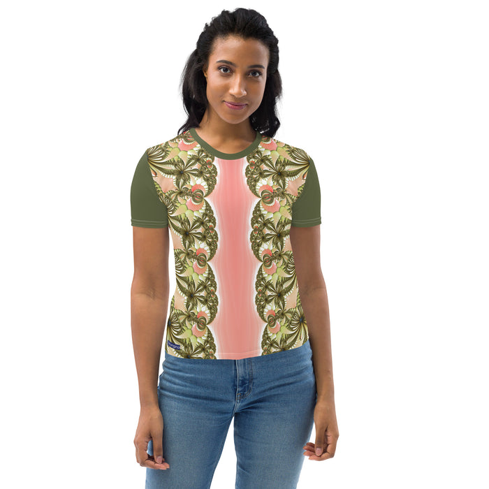 "Wild Lily" Collection - Designer Women's T-shirt ZKoriginal