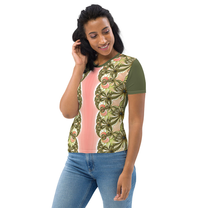 "Wild Lily" Collection - Designer Women's T-shirt ZKoriginal