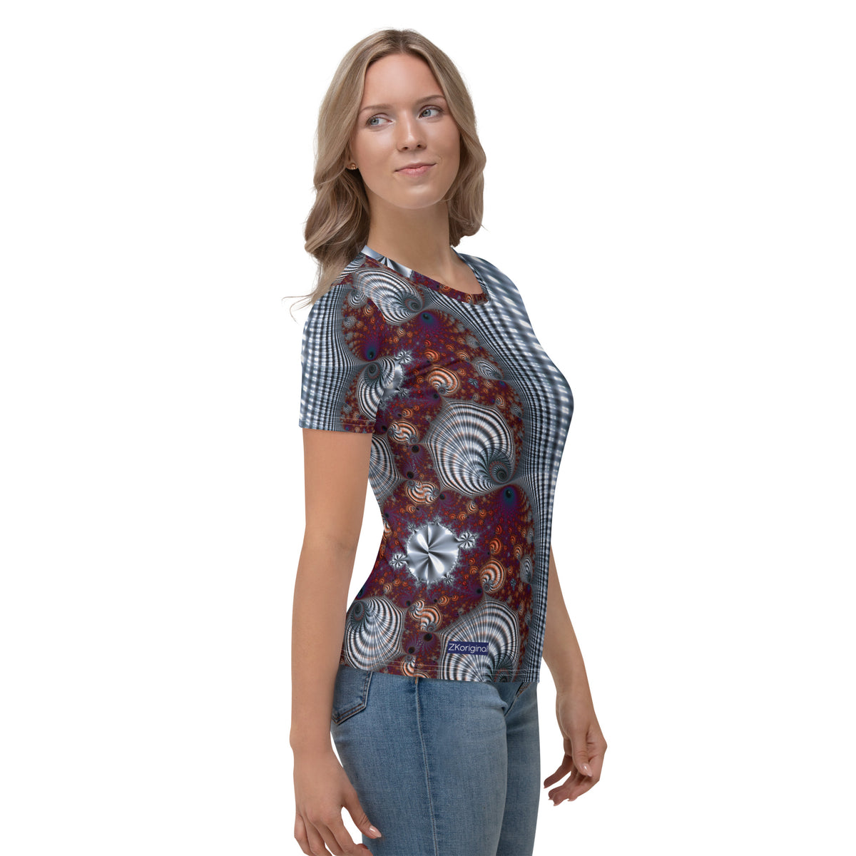 "Fractal Seashell" Collection - Women's T-shirt ZKoriginal