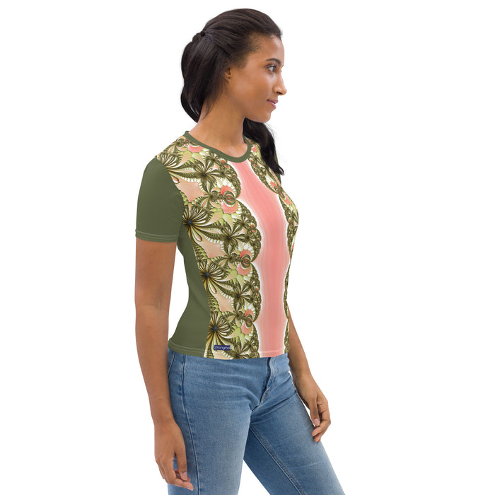 "Wild Lily" Collection - Designer Women's T-shirt ZKoriginal