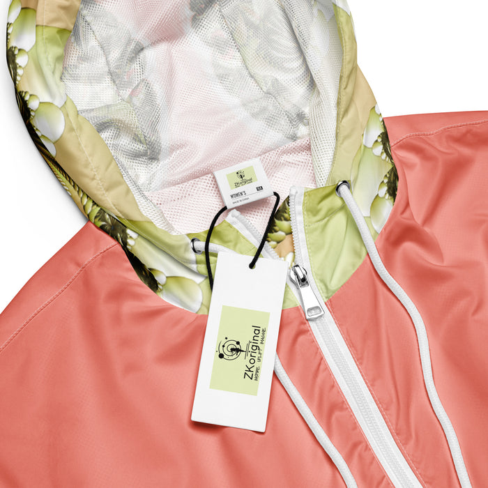 "Wild Lily" Collection - Women’s Cropped Windbreaker