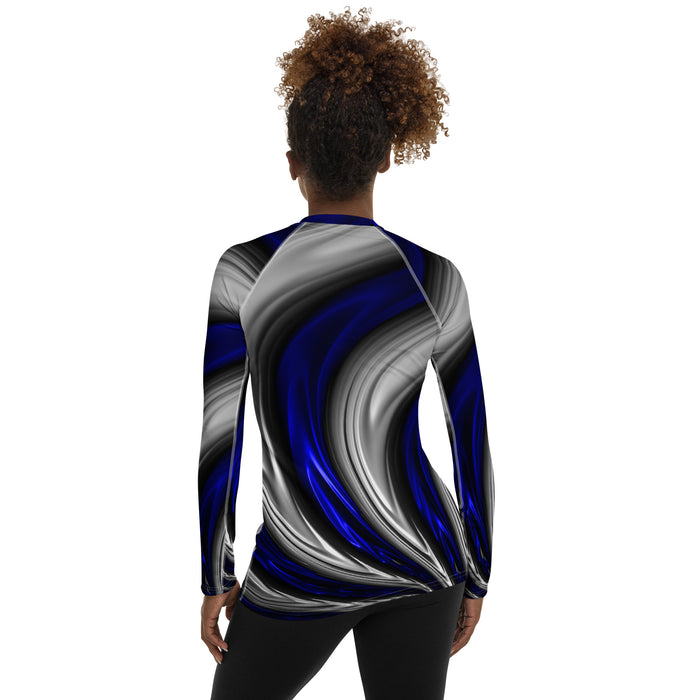 "Magnetic Wave" Collection - Women's Rash Guard ZKoriginal