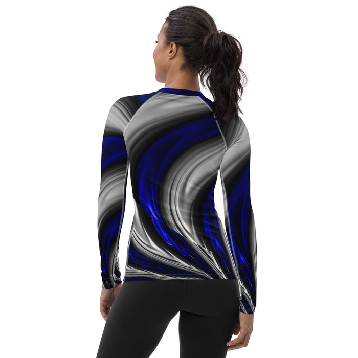 "Magnetic Wave" Collection - Women's Rash Guard ZKoriginal