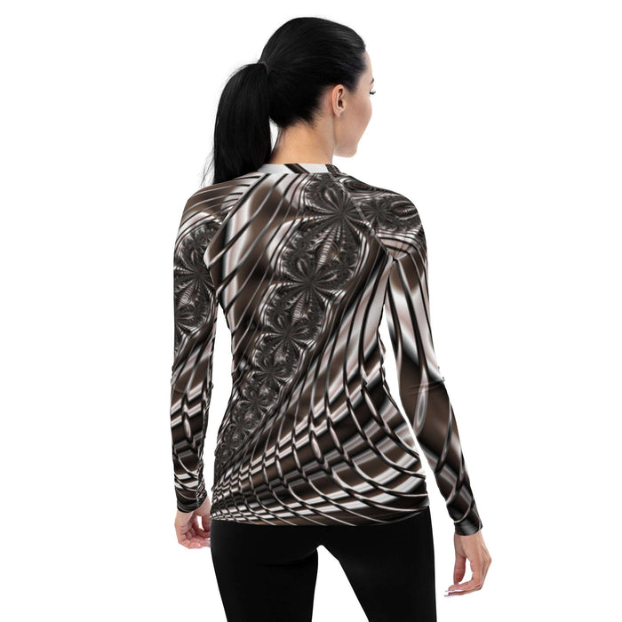 "Cappuccino Mirage" Collection - Women's Rash Guard ZKoriginal