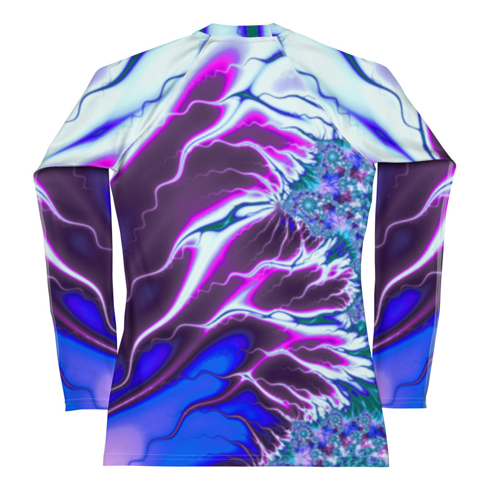 "Flames of Color" Collection - Women's Rash Guard ZKoriginal