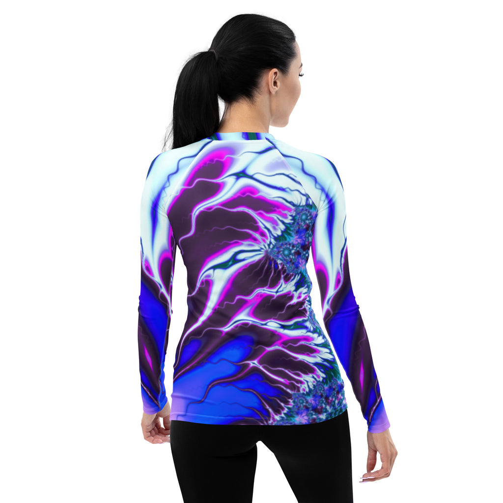 "Flames of Color" Collection - Women's Rash Guard ZKoriginal