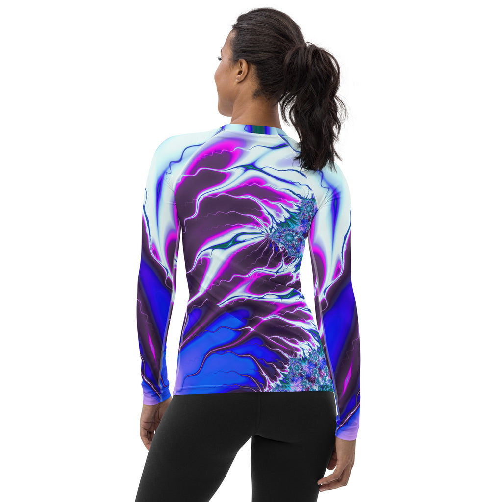 "Flames of Color" Collection - Women's Rash Guard ZKoriginal