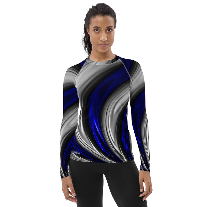 "Magnetic Wave" Collection - Women's Rash Guard ZKoriginal