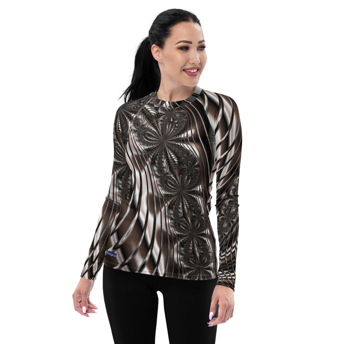 "Cappuccino Mirage" Collection - Women's Rash Guard ZKoriginal