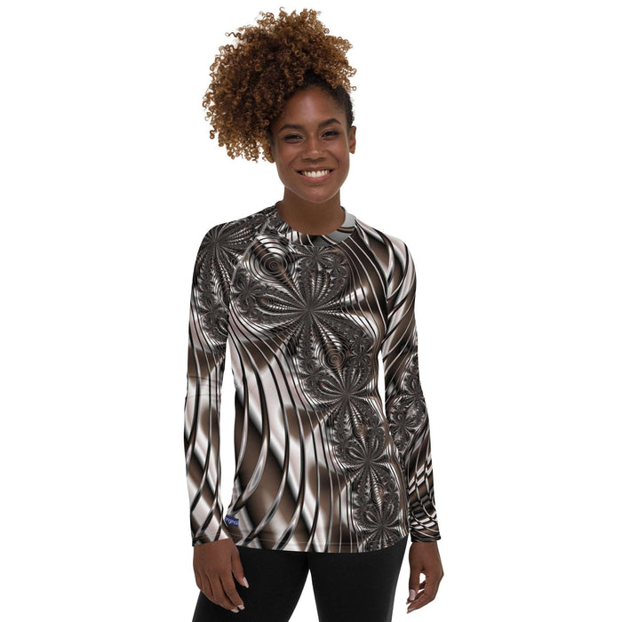 "Cappuccino Mirage" Collection - Women's Rash Guard ZKoriginal