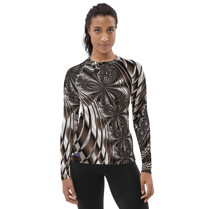 "Cappuccino Mirage" Collection - Women's Rash Guard ZKoriginal