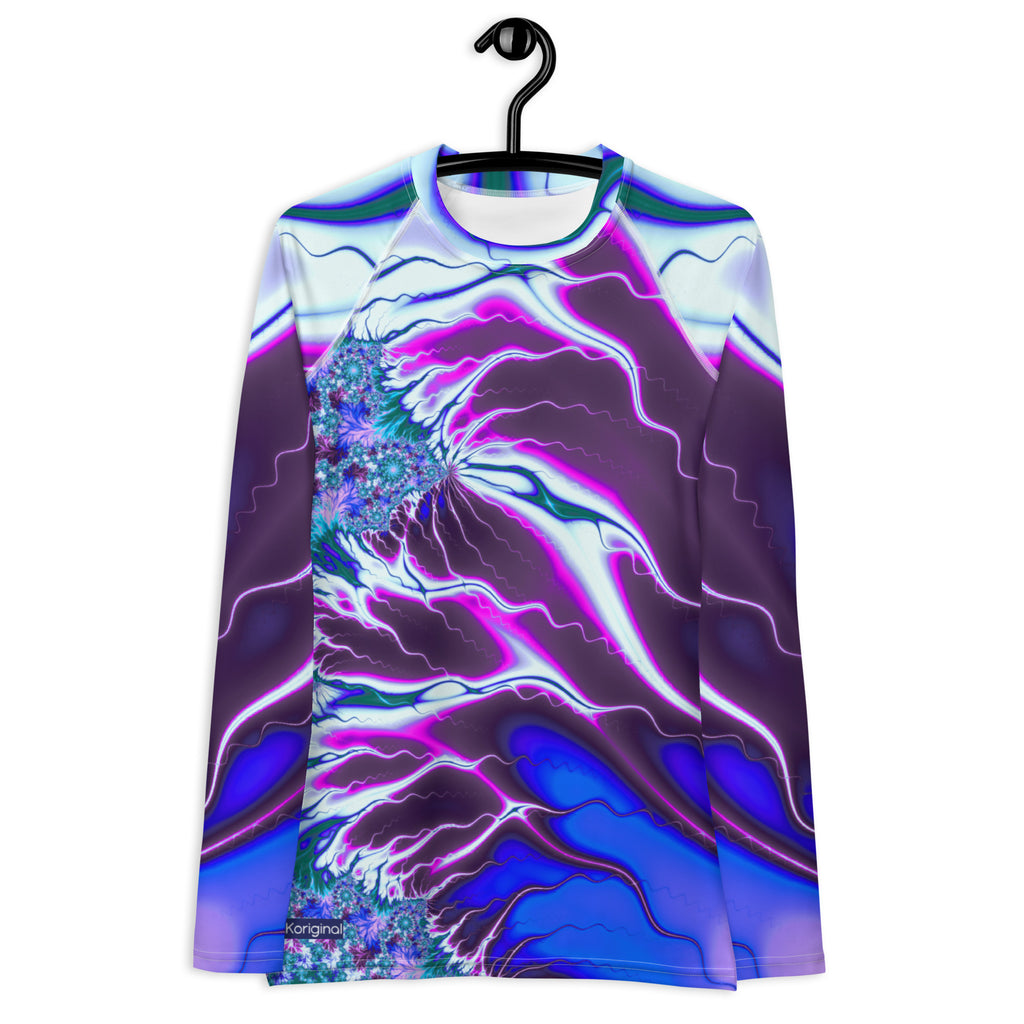 "Flames of Color" Collection - Women's Rash Guard ZKoriginal