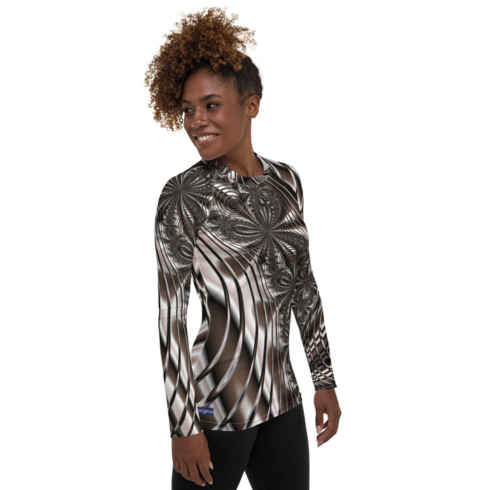 "Cappuccino Mirage" Collection - Women's Rash Guard ZKoriginal