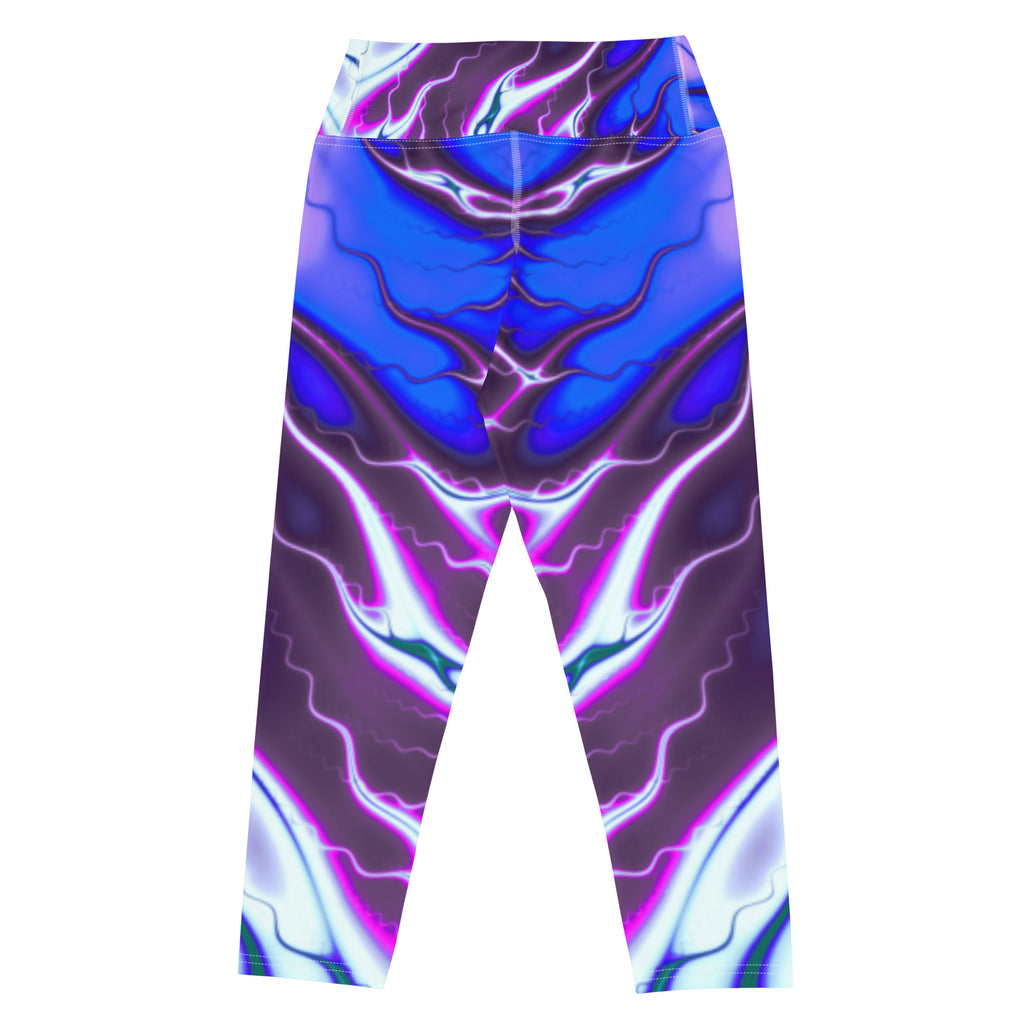 "Flames of Color" Collection - Yoga Capri Leggings ZKoriginal