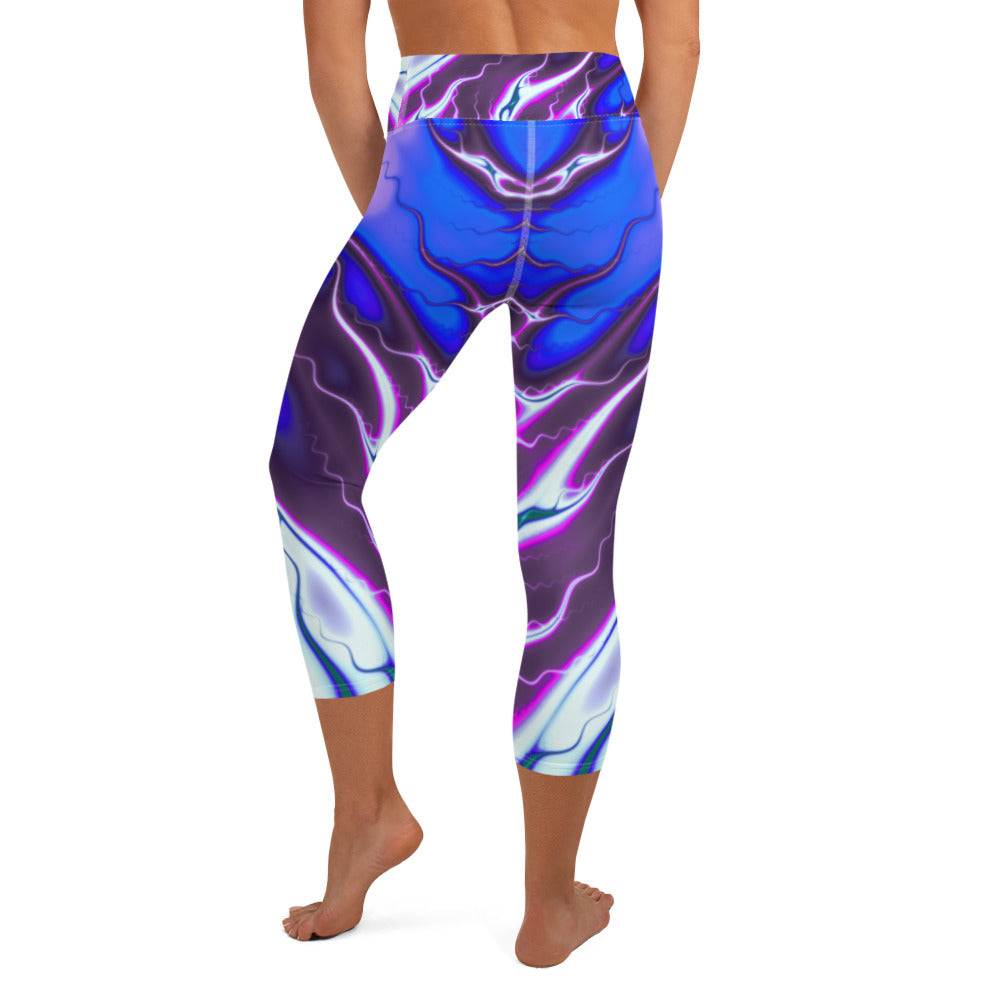 "Flames of Color" Collection - Yoga Capri Leggings ZKoriginal