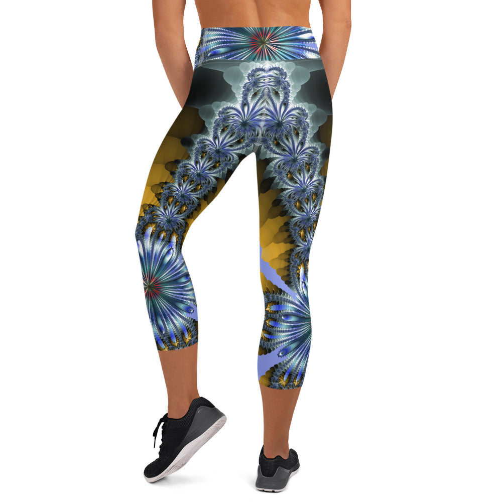 "Mystical Expansion" Collection - Yoga Capri Leggings ZKoriginal