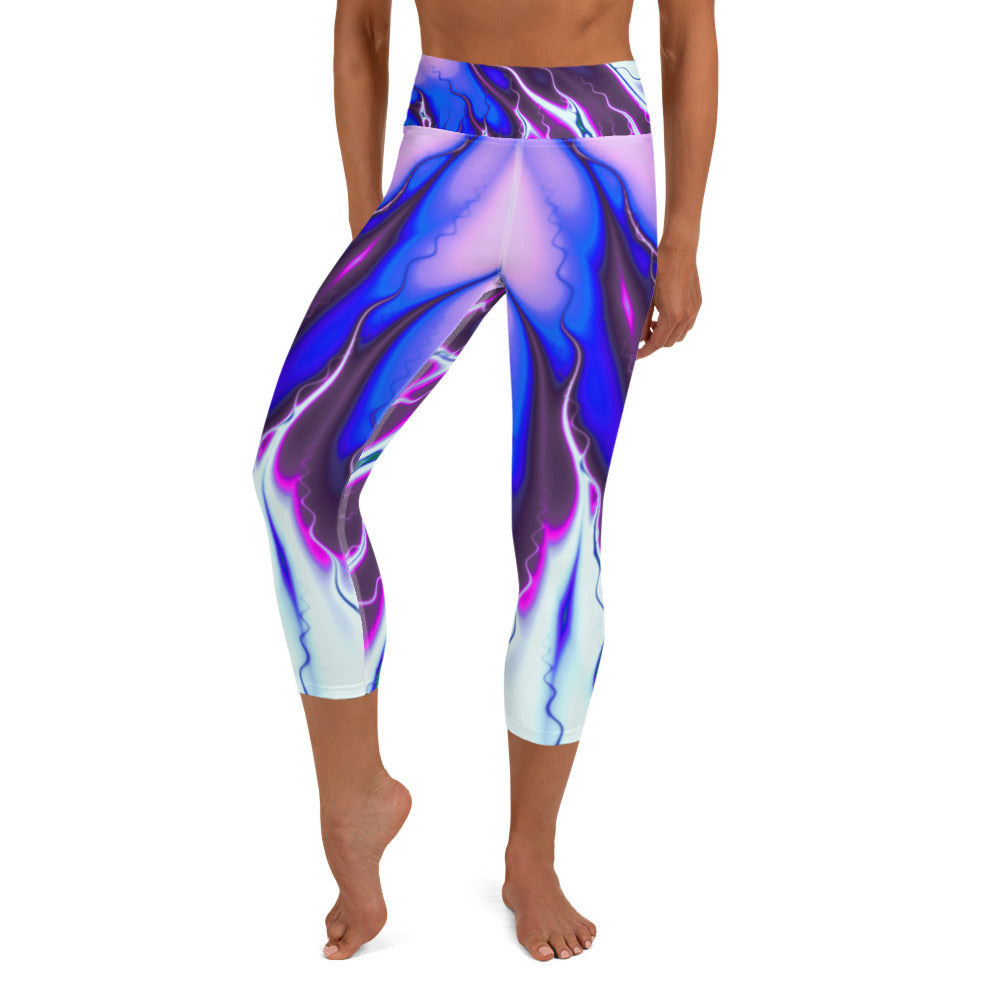"Flames of Color" Collection - Yoga Capri Leggings ZKoriginal