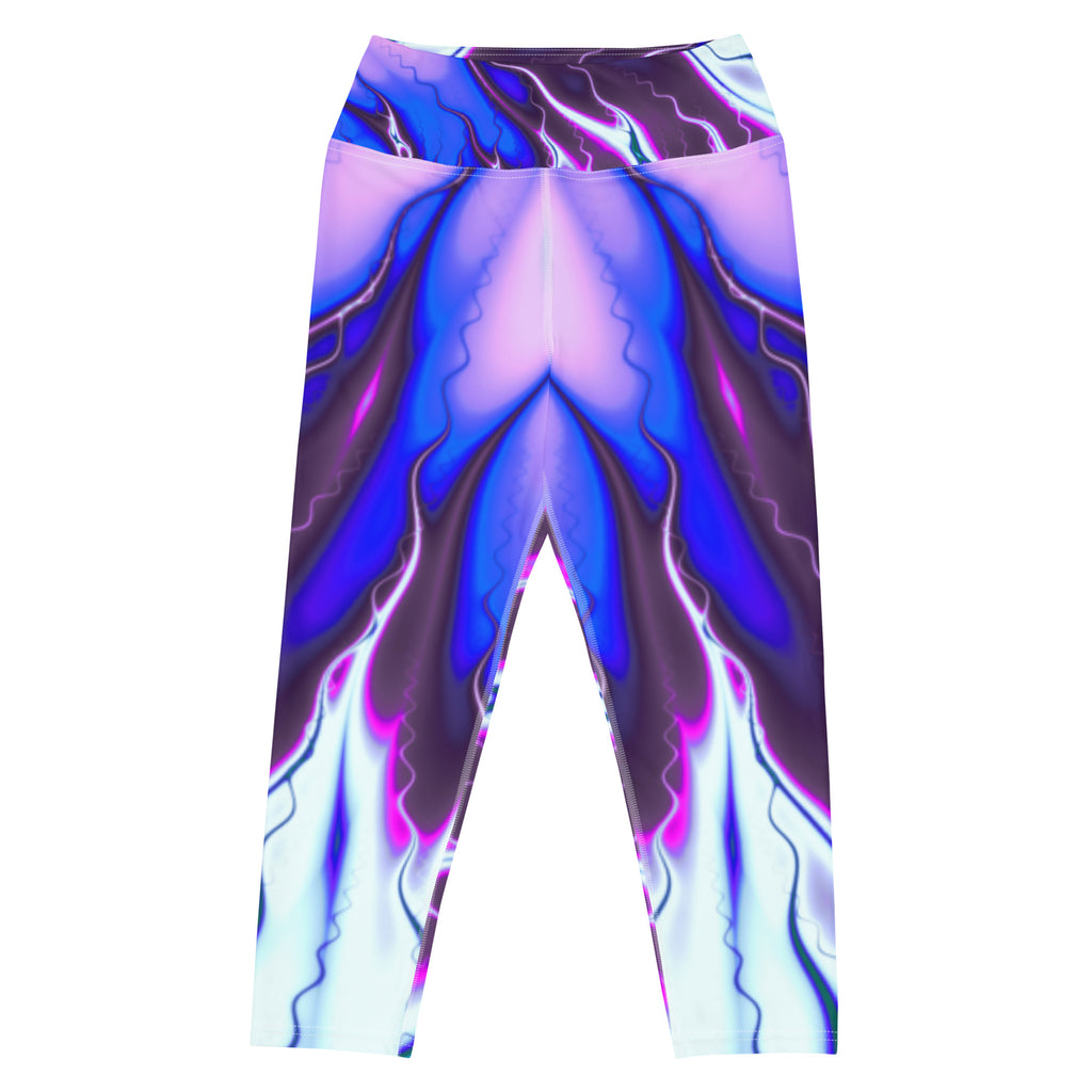 "Flames of Color" Collection - Yoga Capri Leggings ZKoriginal