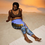 "Mystical Expansion" Collection - Yoga Capri Leggings ZKoriginal