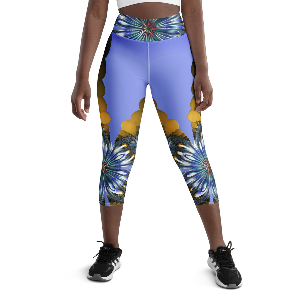 "Mystical Expansion" Collection - Yoga Capri Leggings ZKoriginal