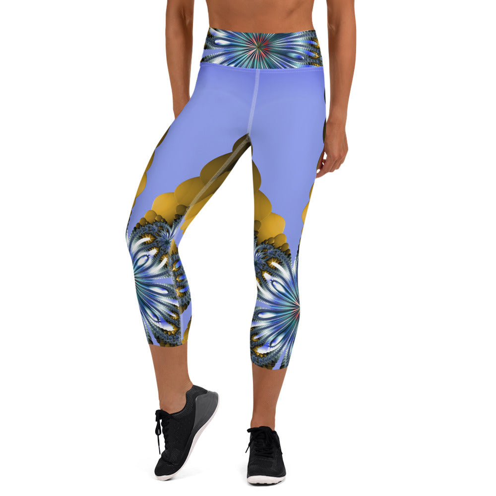 "Mystical Expansion" Collection - Yoga Capri Leggings ZKoriginal