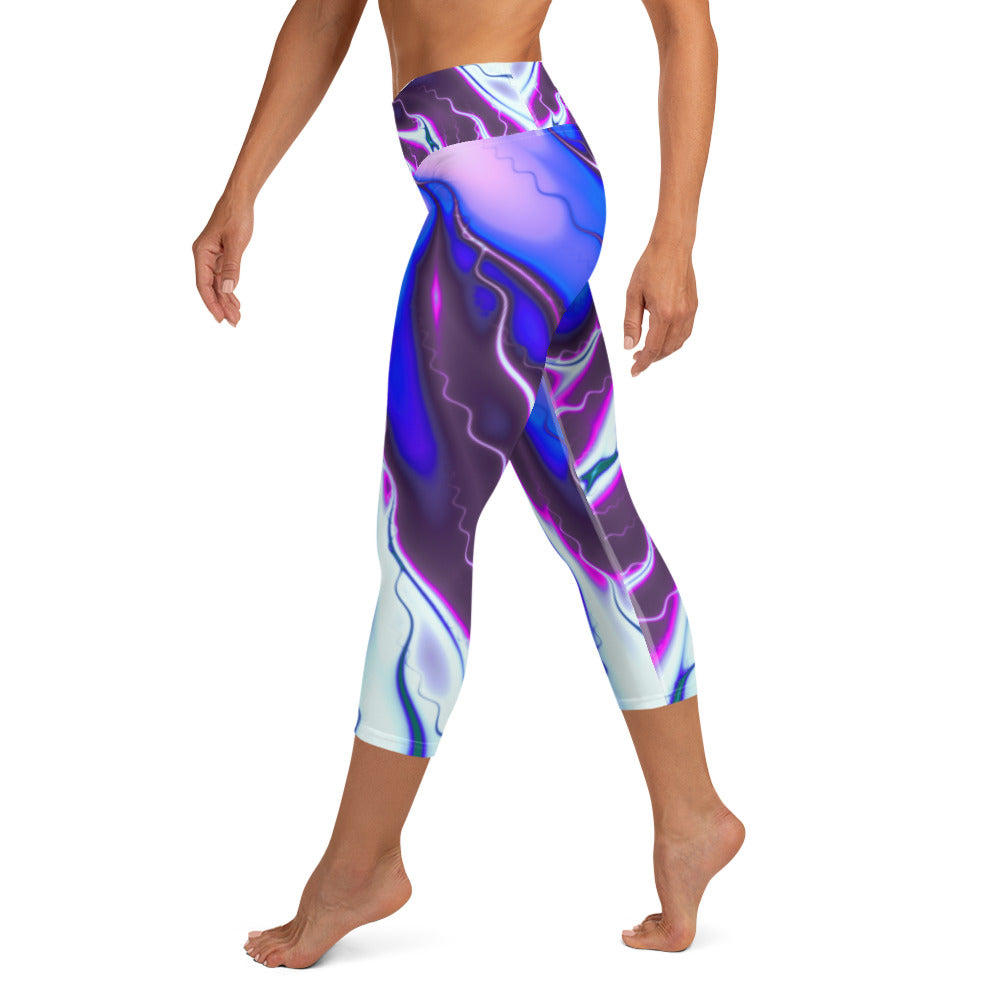 "Flames of Color" Collection - Yoga Capri Leggings ZKoriginal
