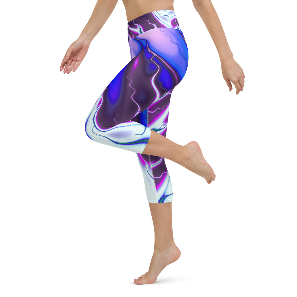 "Flames of Color" Collection - Yoga Capri Leggings ZKoriginal